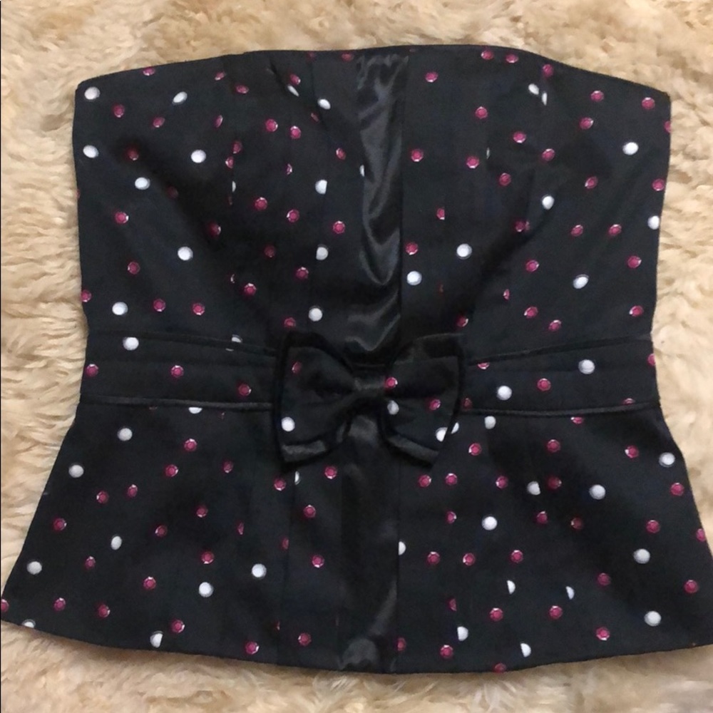 White House Black Market strapless top